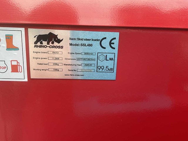 2025 rhino-cross ssl480 shovel - afbeelding 28 van  30