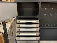 2025 rhino-cross-tools h10ft-30d-2 01b zwart/rvs gereedschapkast - afbeelding 5 van  18