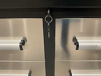 2025 rhino-cross-tools h10ft-30d-2 01b zwart/rvs gereedschapkast - afbeelding 6 van  18