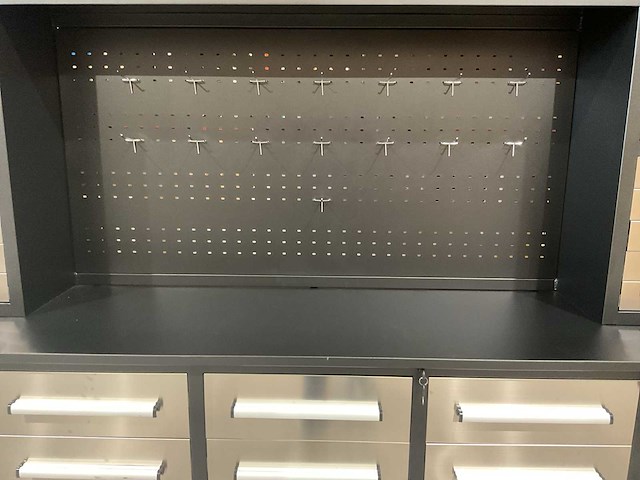 2025 rhino-cross-tools h10ft-30d-2 01b zwart/rvs gereedschapkast - afbeelding 13 van  13