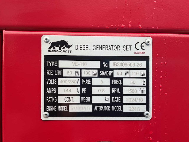 2025 rhino-cross ve-65 noodstroomaggregaat generator - afbeelding 15 van  21