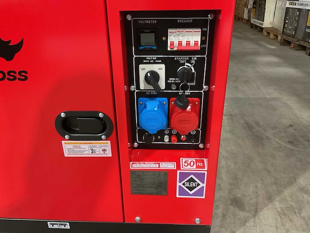 2025 rhino-cross ve12000de stroomgenerator - afbeelding 2 van  4