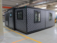 2025 rhino houses 36,5 m2 2 slaapkamers, badkamer en keuken mobiele woonunit / tiny house
