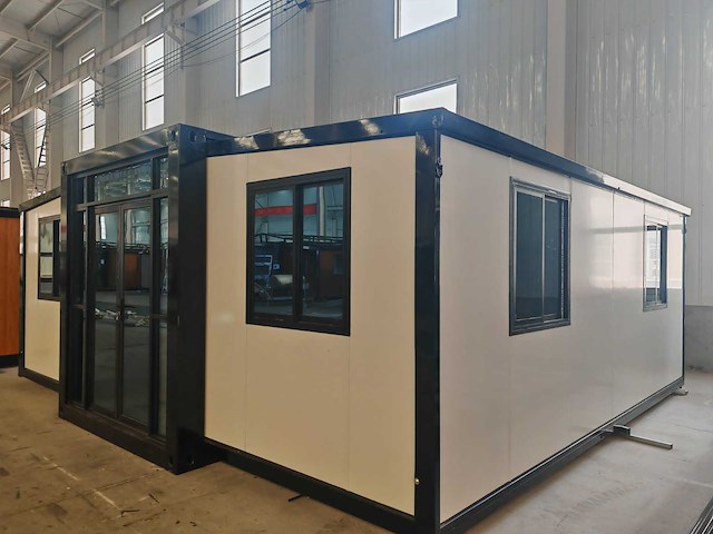 2025 rhino houses 36,5 m2 wit 2 slaapkamers, badkamer en keuken mobiele woonunit / tiny house - afbeelding 1 van  14