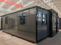 2025 rhino houses 36,5 m2 zwart 2 slaapkamers, badkamer en keuken mobiele woonunit / tiny house - afbeelding 25 van  29