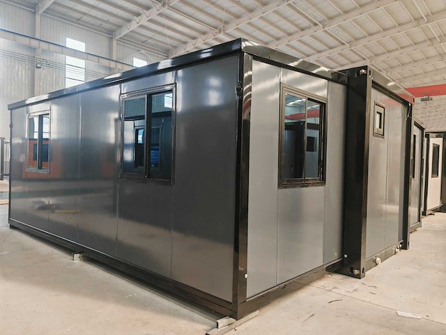 2025 rhino houses 36,5 m2 zwart 2 slaapkamers, badkamer en keuken mobiele woonunit / tiny house - afbeelding 8 van  29