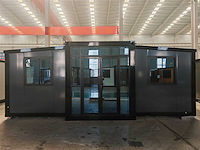 2025 rhino houses 36,5 m2 zwart 2 slaapkamers, badkamer en keuken mobiele woonunit / tiny house - afbeelding 12 van  26