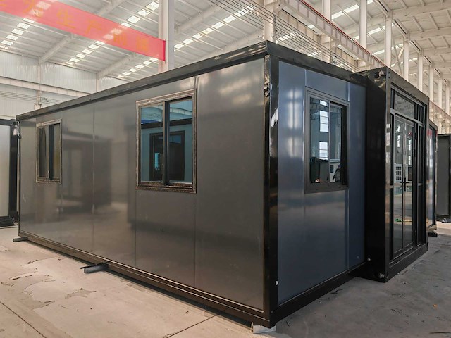 2025 rhino houses 36,5 m2 zwart 2 slaapkamers, badkamer en keuken mobiele woonunit / tiny house - afbeelding 22 van  27