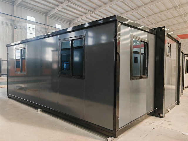 2025 rhino houses 36,5 m2 zwart 2 slaapkamers, badkamer en keuken mobiele woonunit / tiny house - afbeelding 23 van  27