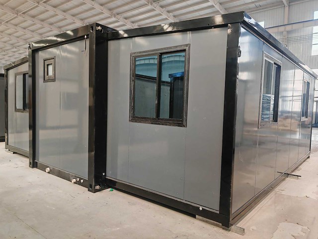 2025 rhino houses 36,5 m2 zwart 2 slaapkamers, badkamer en keuken mobiele woonunit / tiny house - afbeelding 24 van  27