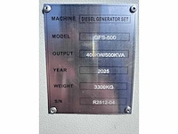 2025 ricardo gfs-500 500kva noodstroomaggregaat - afbeelding 8 van  10