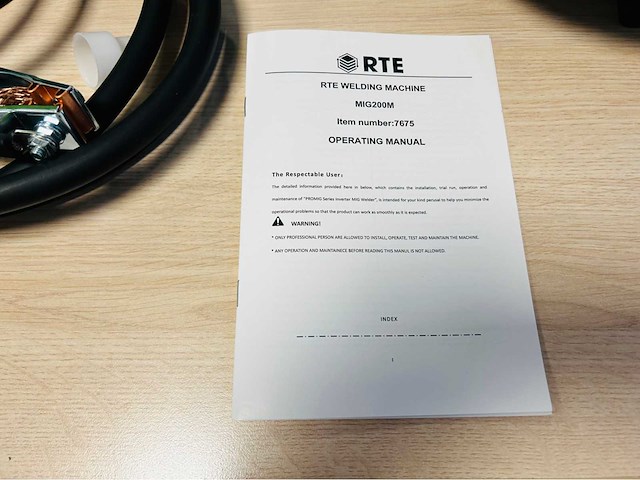 2025 rte mig200m 7675 mig lasapparaat 200a - afbeelding 12 van  16