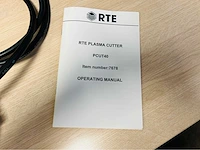 2025 rte pcut 7678 plasmasnijmachine 40a - afbeelding 7 van  10