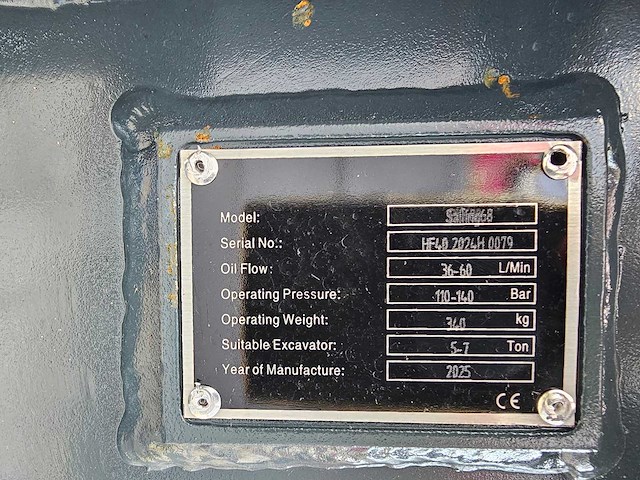 2025 sailing 68 hydraulische sloophamer - afbeelding 7 van  7