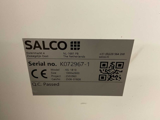 2025 salco ks1810 koelschuifdeur - afbeelding 9 van  13