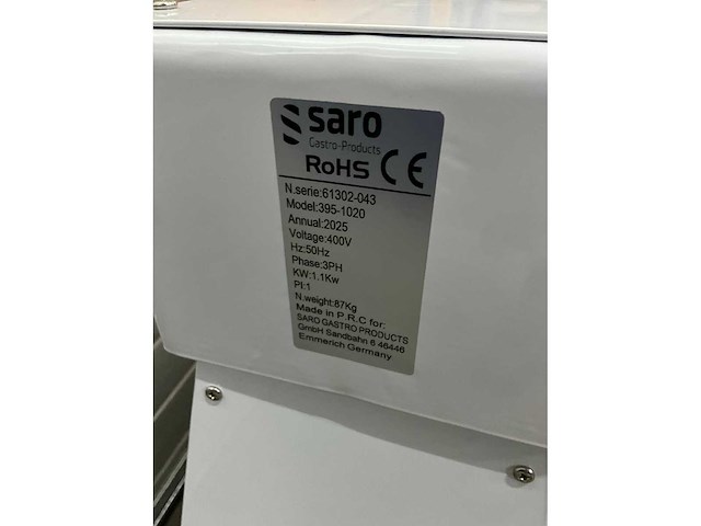 2025 saro pk 25 spiraal kneder - afbeelding 4 van  4