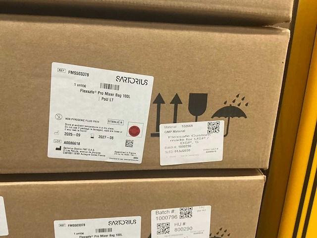 2025 sartorius fms502860 flexsafe pro mixer bag 50 ltr (14x) - afbeelding 2 van  12