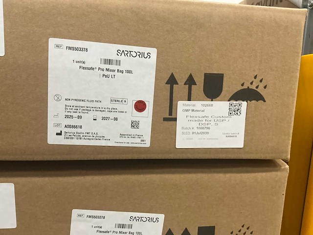 2025 sartorius fms502860 flexsafe pro mixer bag 50 ltr (14x) - afbeelding 3 van  12