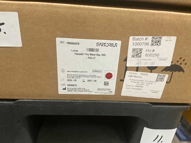 2025 sartorius fms502860 flexsafe pro mixer bag 50 ltr (14x) - afbeelding 12 van  12