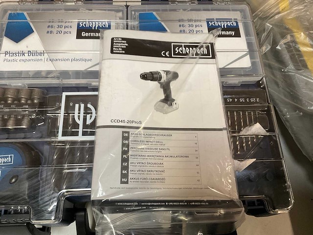 2025 scheppach ccd45-20pros boormachine - afbeelding 3 van  3