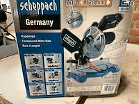 2025 scheppach hm 80 l afkortcirkelzaagmachine - afbeelding 2 van  3