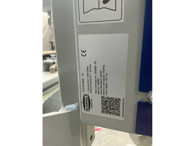 2025 schmalz vacumaster basic vacuümheffer - afbeelding 12 van  12