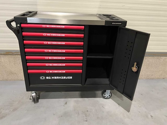2025 sg werkzeuge rood gereedschapswagen - afbeelding 17 van  21