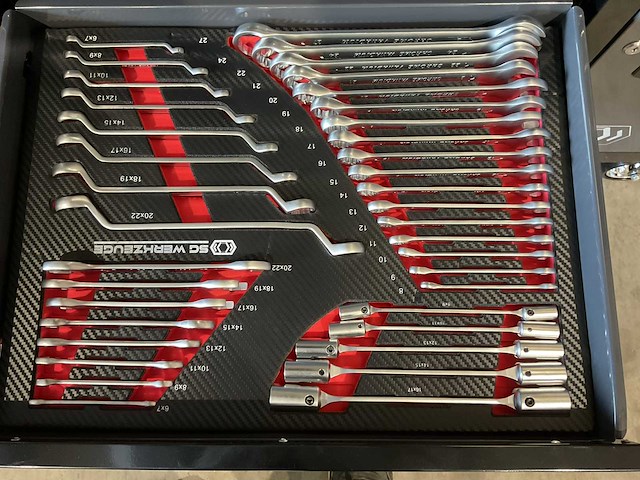 2025 sg werkzeuge sg14-24 xxl gereedschapswagen gevuld - afbeelding 3 van  15