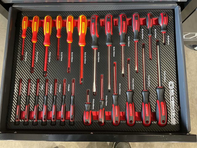 2025 sg werkzeuge sg14-24 xxl gereedschapswagen gevuld - afbeelding 4 van  15