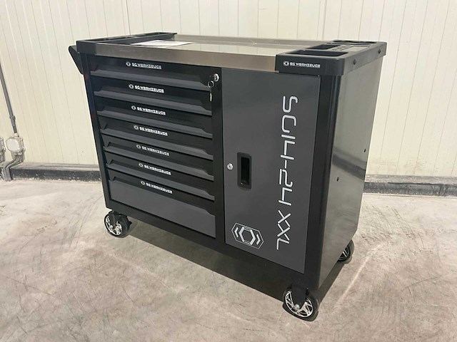 2025 sg werkzeuge sg14-24 xxl gereedschapswagen gevuld - afbeelding 8 van  15