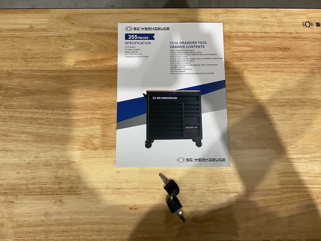 2025 sg werkzeuge sg32-24 pro max gereedschapswagen gevuld - afbeelding 2 van  24