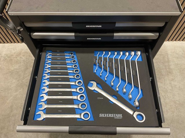 2025 silverstahl 7 lades 266 pcs limited edition gereedschapswagen - afbeelding 21 van  60
