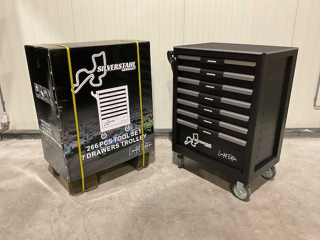 2025 silverstahl 7 lades 266 pcs limited edition gereedschapswagen - afbeelding 37 van  60