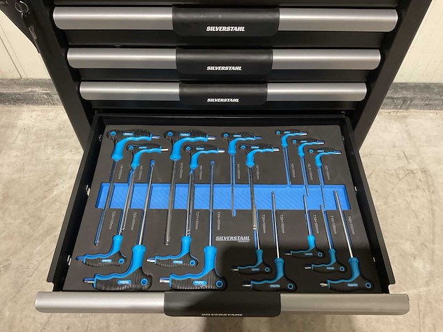 2025 silverstahl 7 lades 266 pcs limited edition gereedschapswagen - afbeelding 47 van  60
