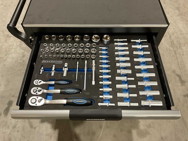 2025 silverstahl 7 lades 266 pcs limited edition gereedschapswagen - afbeelding 54 van  60