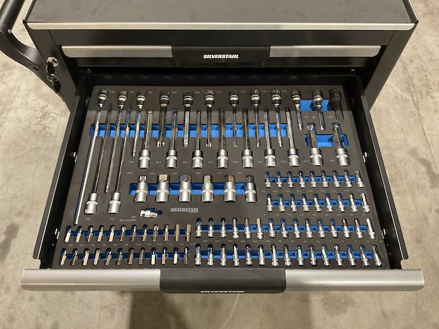 2025 silverstahl 7 lades 266 pcs limited edition gereedschapswagen - afbeelding 58 van  60