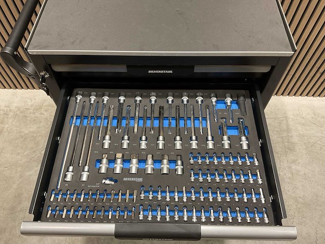 2025 silverstahl 7 lades 266 pcs limited edition gereedschapswagen - afbeelding 17 van  38