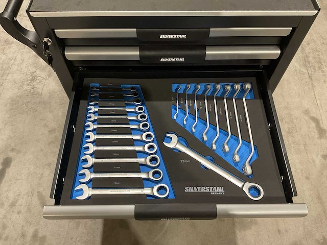 2025 silverstahl 7 lades 266 pcs limited edition gereedschapswagen - afbeelding 37 van  38