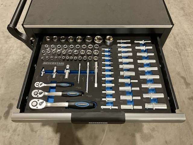 2025 silverstahl 7 lades 266 pcs limited edition gereedschapswagen - afbeelding 21 van  21