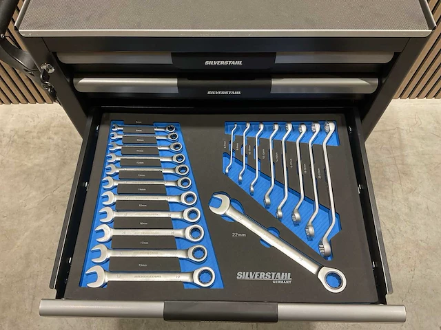 2025 silverstahl 7 lades 266 pcs limited edition gereedschapswagen - afbeelding 21 van  62