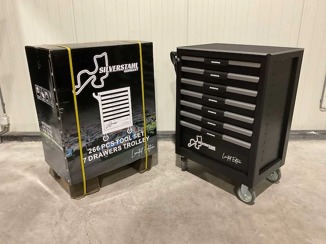 2025 silverstahl 7 lades 266 pcs limited edition gereedschapswagen - afbeelding 37 van  62