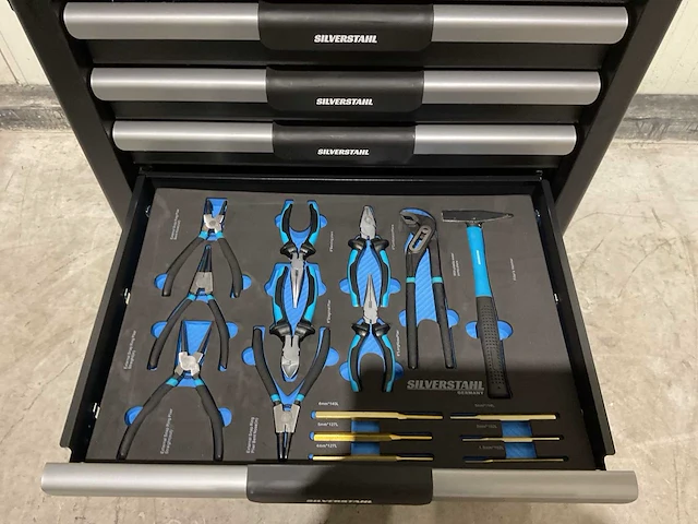 2025 silverstahl 7 lades 266 pcs limited edition gereedschapswagen - afbeelding 48 van  62
