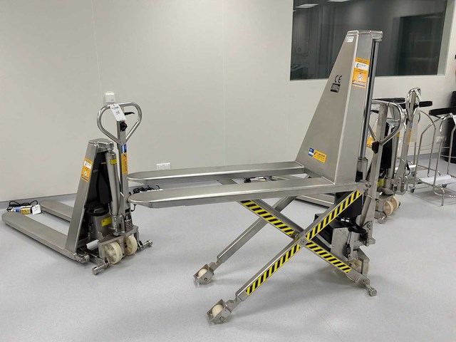 2025 sls10e540 elektrische high lifter pallettruck inox - afbeelding 1 van  5