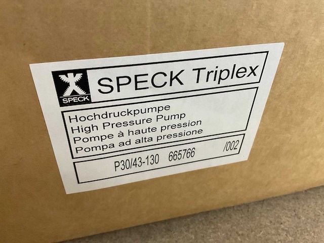2025 speck p30/43-130 hogedruk pomp - afbeelding 2 van  4