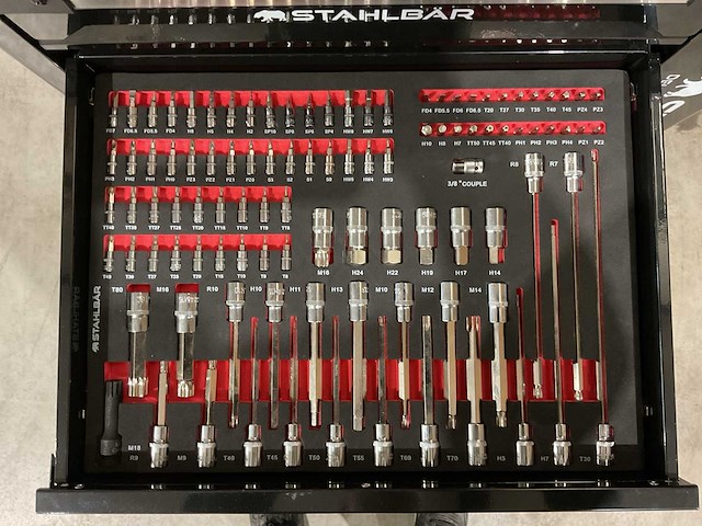 2025 stahlbär deutschland 7/7 gereedschapswagen gevuld - afbeelding 8 van  21