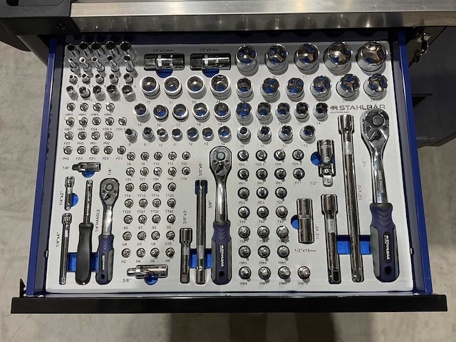 2025 stahlbär deutschland jumbo bl gereedschapswagen gevuld - afbeelding 2 van  17