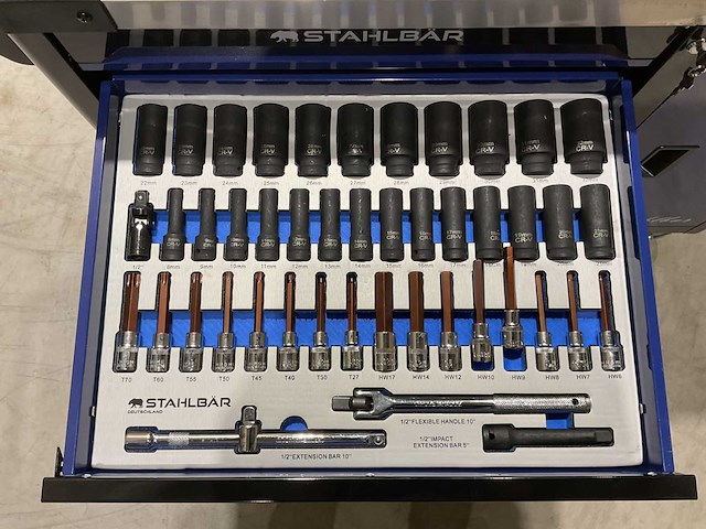 2025 stahlbär deutschland jumbo bl gereedschapswagen gevuld - afbeelding 3 van  17