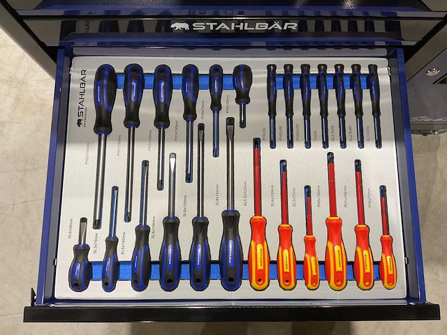 2025 stahlbär deutschland jumbo bl gereedschapswagen gevuld - afbeelding 5 van  17