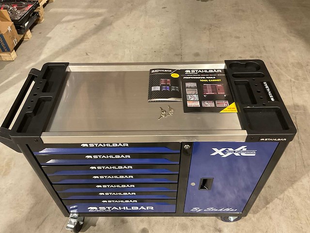 2025 stahlbär deutschland jumbo gereedschapswagen gevuld - afbeelding 10 van  18