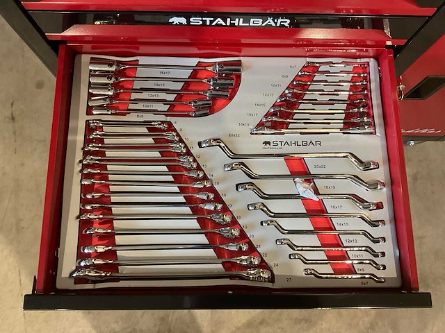 2025 stahlbär deutschland jumbo gereedschapswagen gevuld - afbeelding 4 van  17